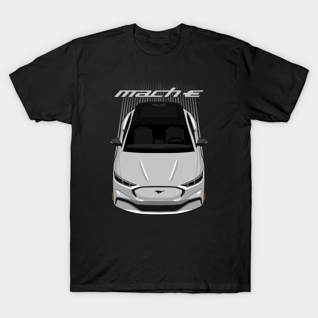 Ford Mustang Mach E SUV - Silver T-Shirt by V8social